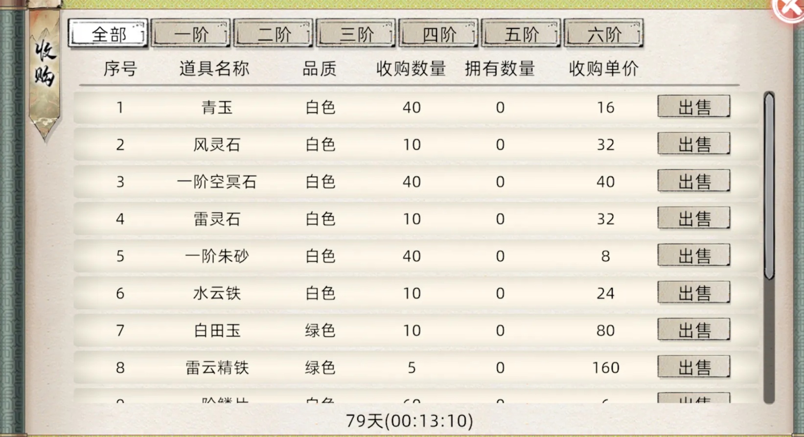 《修仙家族模拟器2》手游收购游戏截图